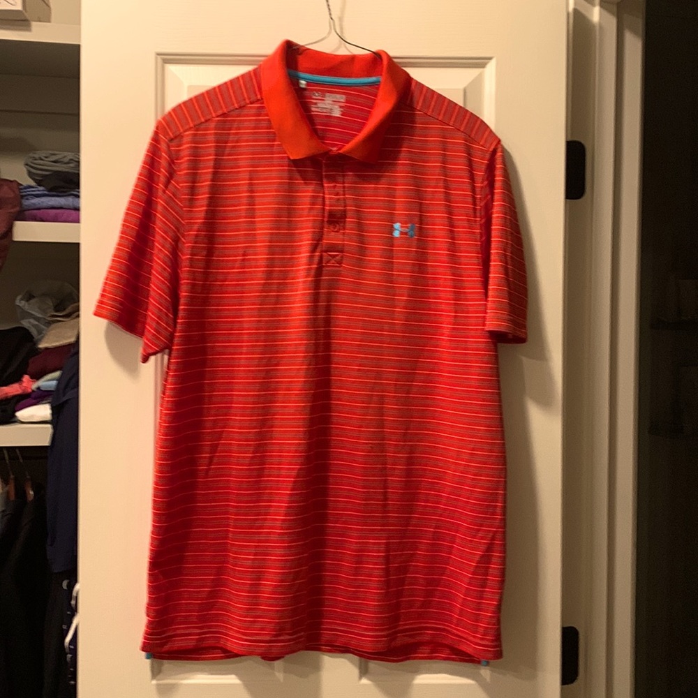 Men’s UnderArmour dry fit golf shirt